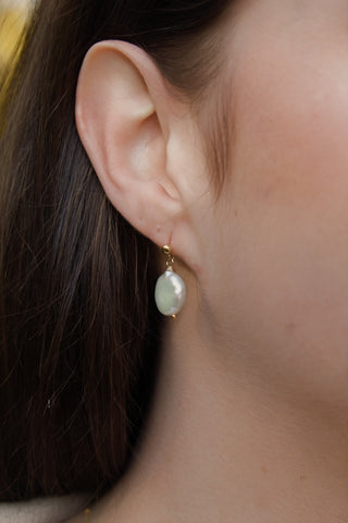 Millie Coin Pearl Earrings
