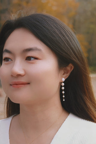 Hayami Pearl Climber Earrings