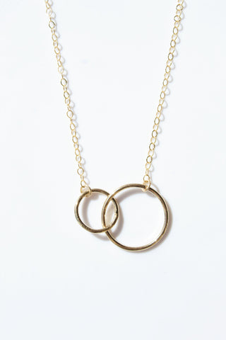 Kiki Double Ring Necklace