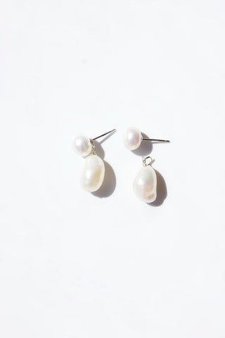 Kaisa Double Pearl Stud