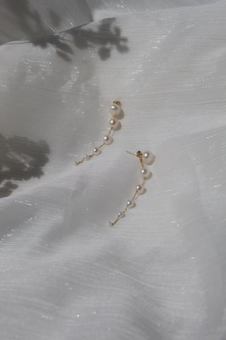 Hayami Pearl Climber Earrings