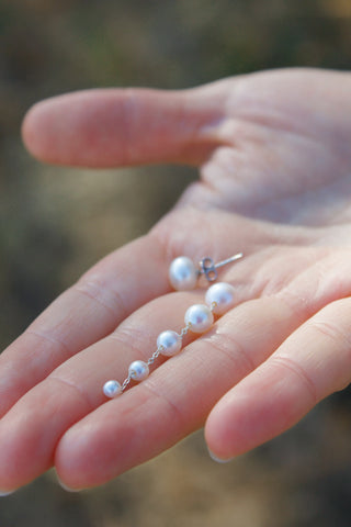 Hayami Pearl Climber Earrings